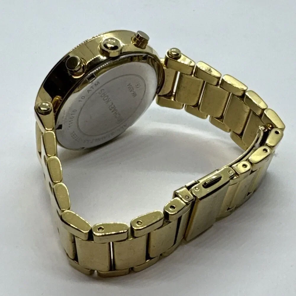 Michael Kors Parker MK5354 Women's Gold Stainless Steel Analog Dial Watch JNA614